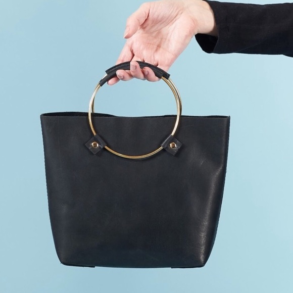 Tribe Alive Black Leather Handbag - Picture 3 of 4